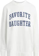 Favorite Daughter Collegiate Cotton Blend Sweatshirt