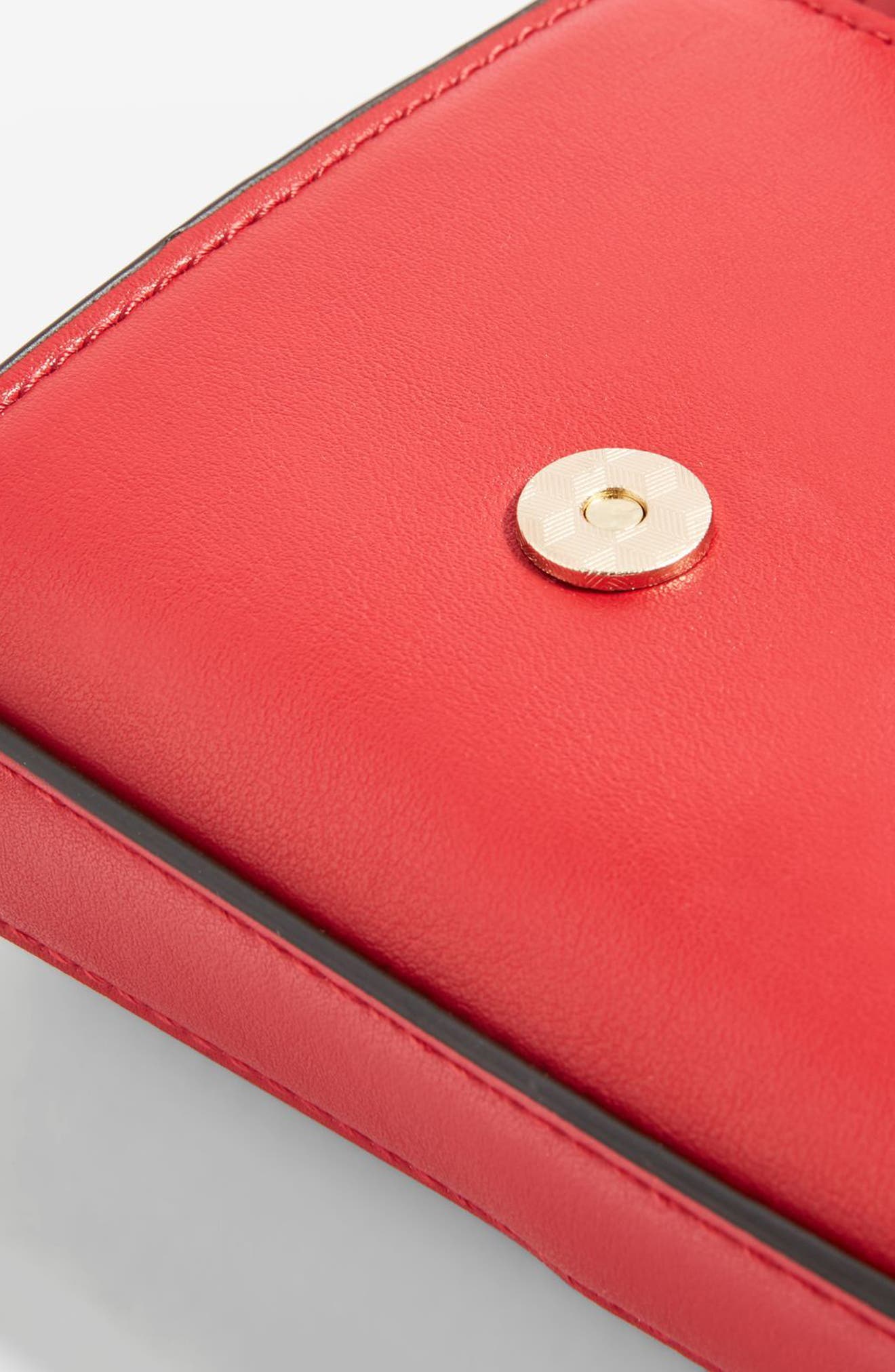 Rome Hex Hardware Crossbody Bag, Alternate, color, RED