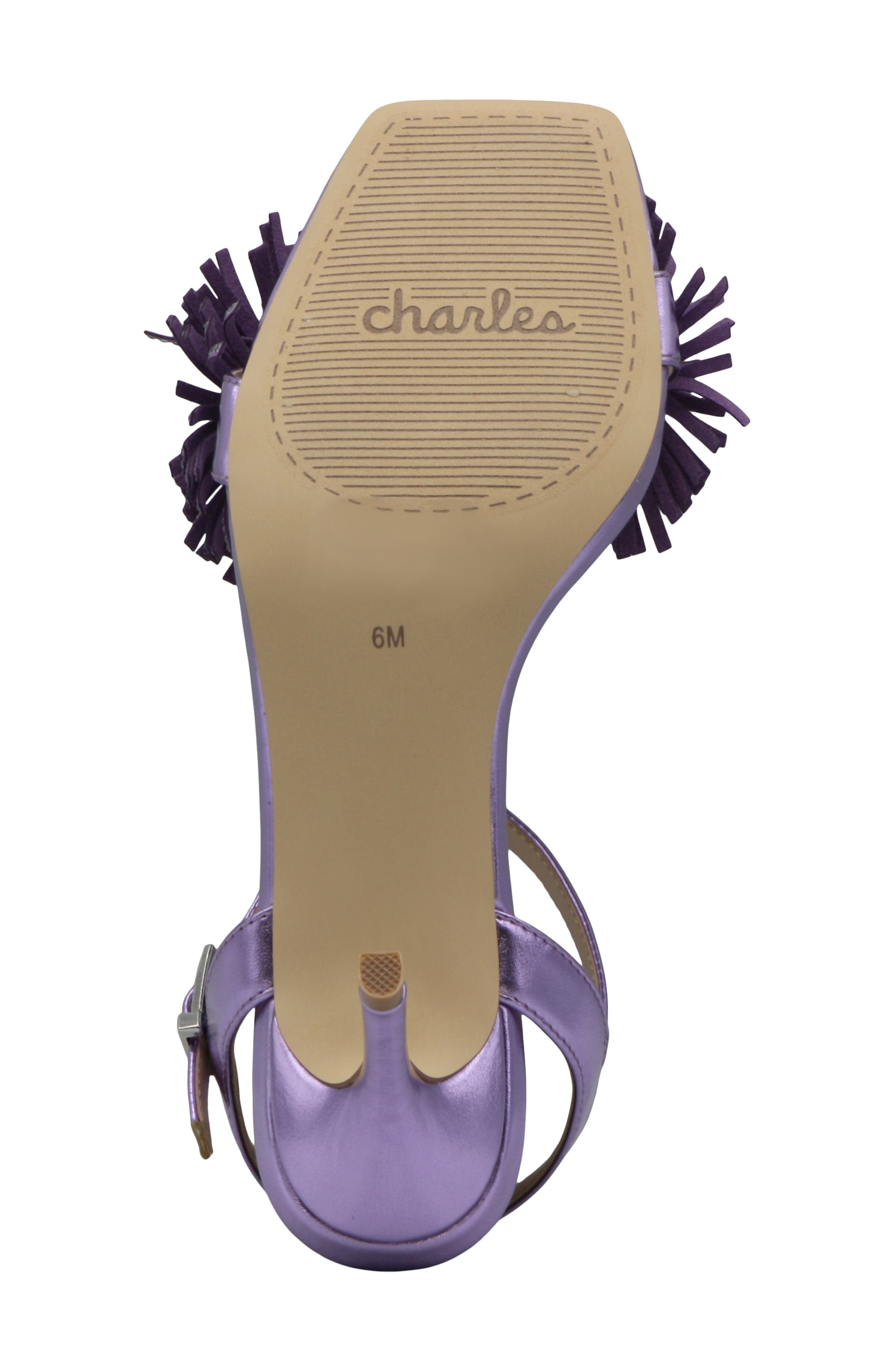 Charles by Charles David Dainty Ankle Strap Sandal, Alternate, color, Amethyst