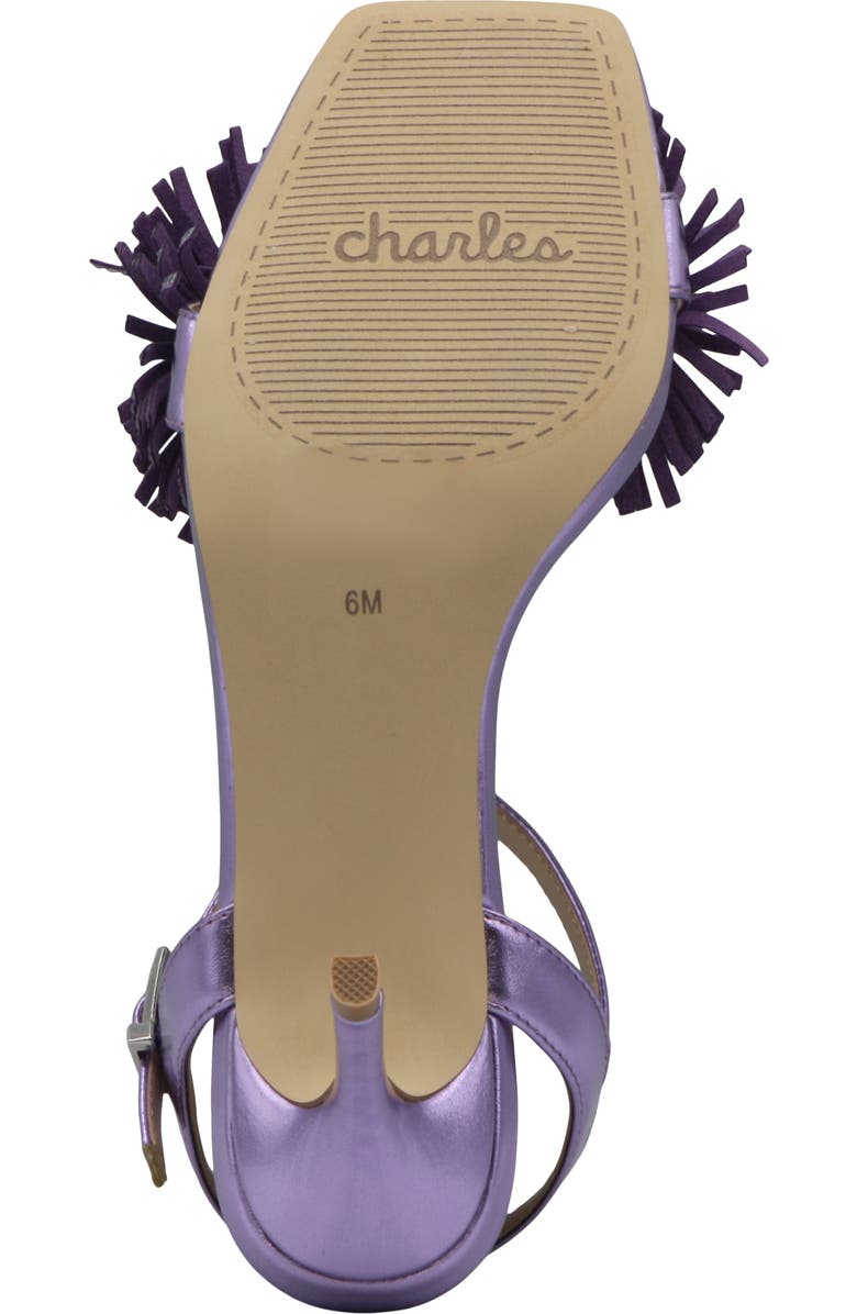Charles by Charles David Dainty Ankle Strap Sandal, Alternate, color, Amethyst