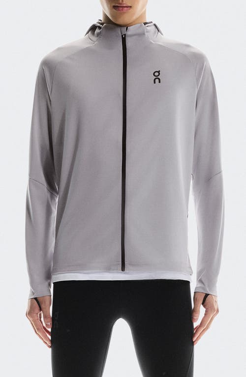 On Climate Zip Hoodie In Gray