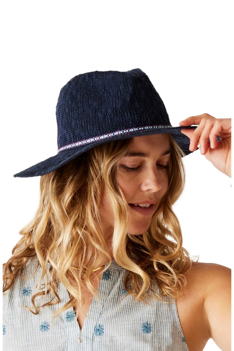 Capistrano Crushable Hat, Alternate, color, Navy
