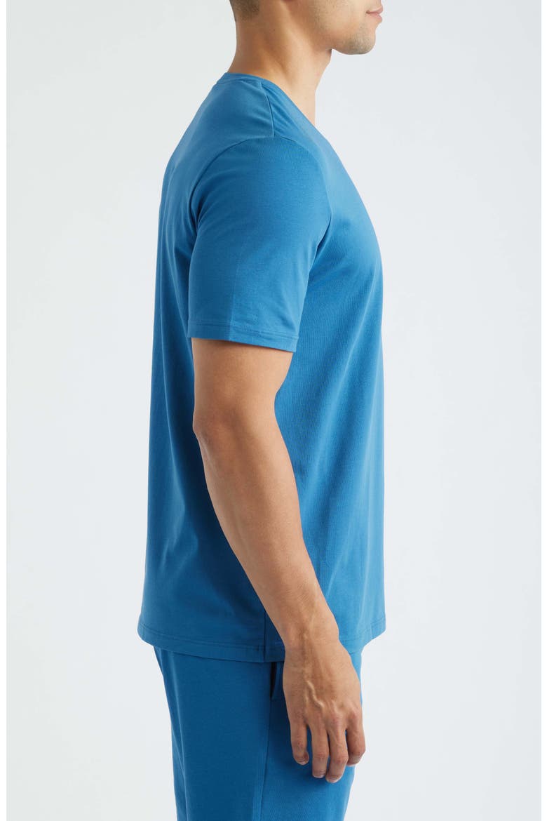 Mix Match Stretch Cotton Pajama T-Shirt, Alternate, color, OPEN BLUE