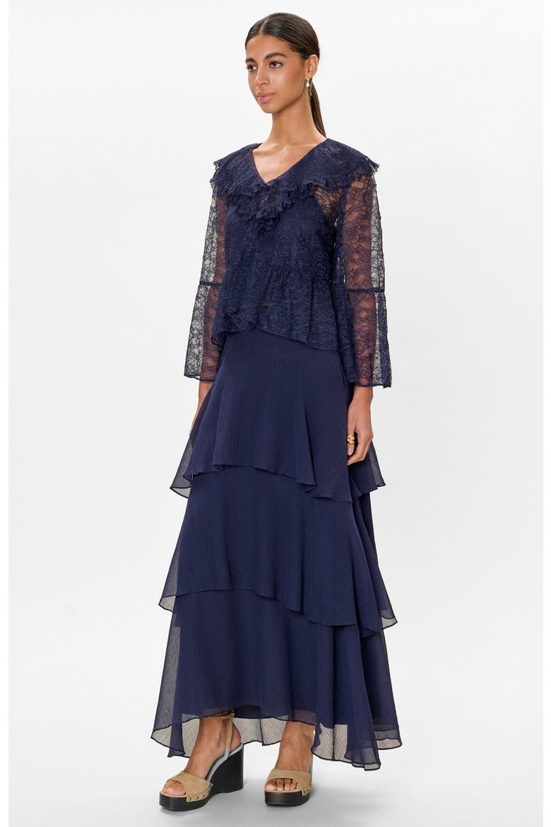 Skye Lace Top, Alternate, color, Maritime Blue