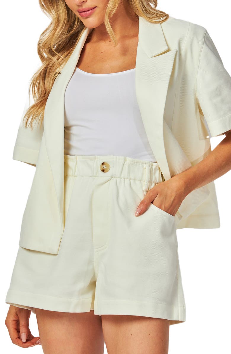 BLUEGREY Short Sleeve Blazer, Main, color,