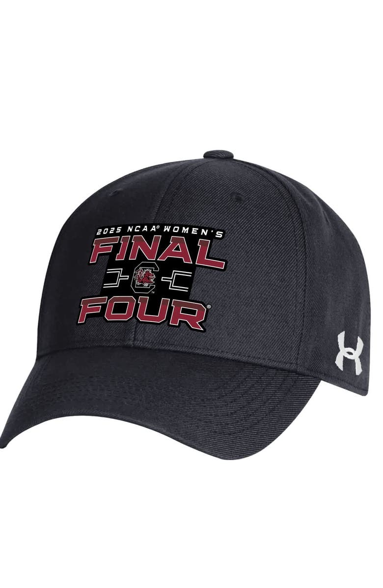 Under Armour Men's Under Armour Black South Carolina Gamecocks 2025 NCAA Women's Basketball Tournament March Madness Final Four Adjustable Hat, Alternate, color, 