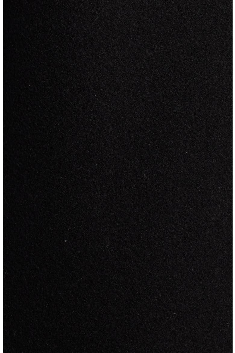 Oversize Double Breasted Coat, Alternate, color, BLACK