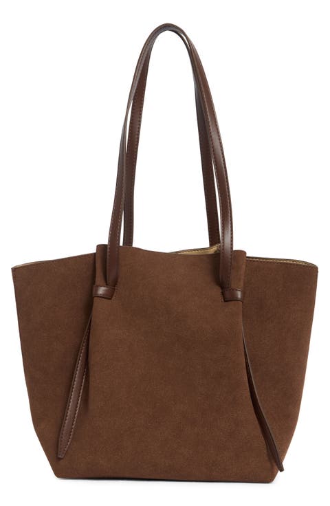 Faux Suede Tote