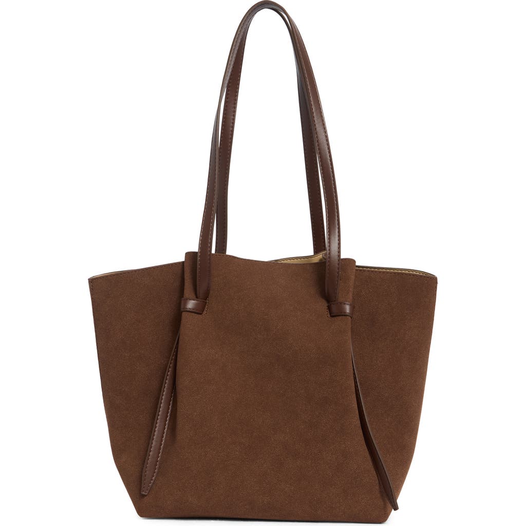 Urban Expressions Handbags Faux Suede Tote In Brown