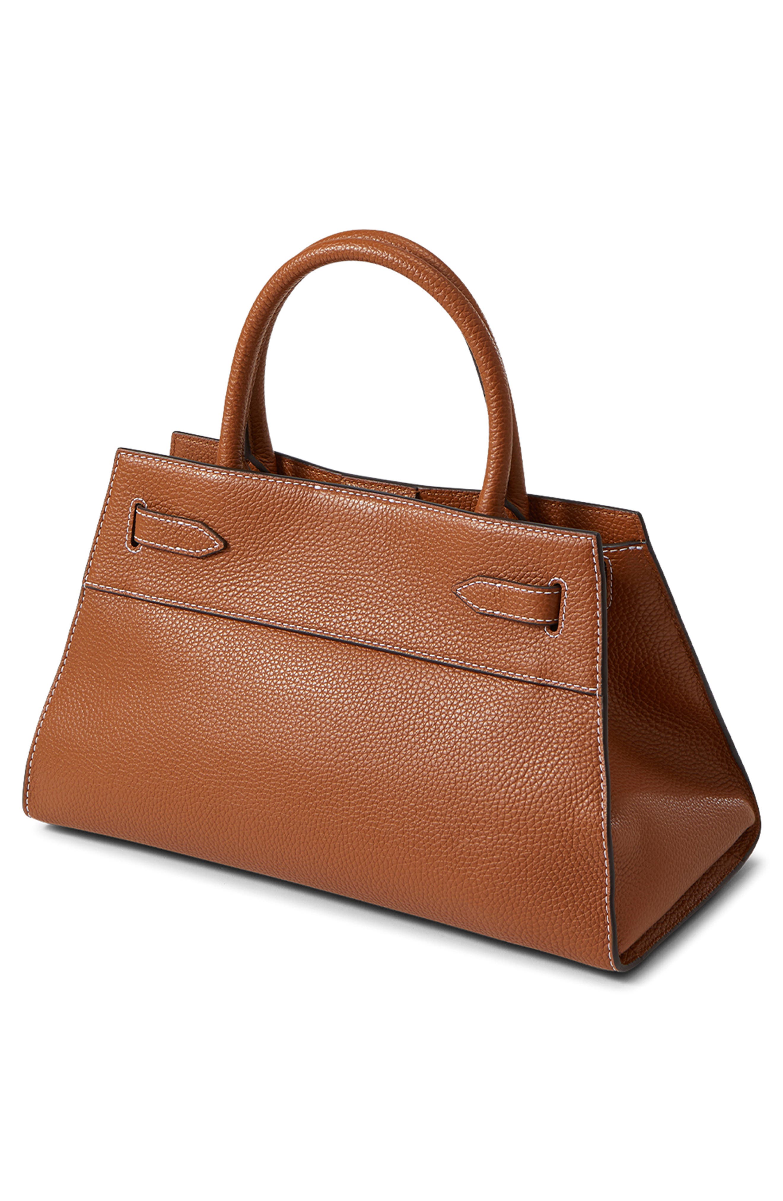 Veronica Beard Dash Top Handle Bag, Alternate, color, Hazelwood