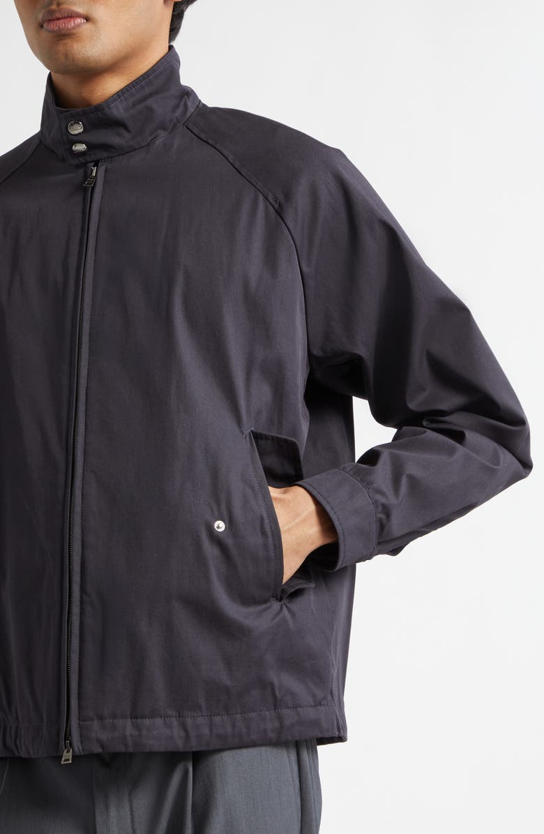 Herno Dean Cotton Twill Bomber Jacket, Alternate, color, 9200 Navy