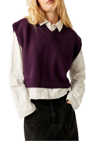 Free People Easy Street Sweater Vest