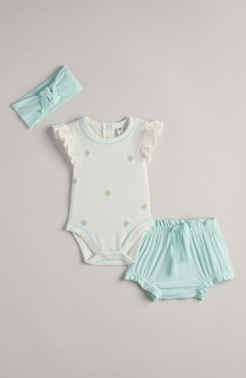 Bodysuit, Bloomers & Headband Set (Baby)