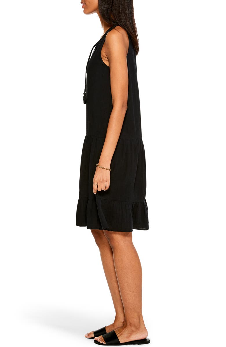NIC+ZOE Tiered Double Gauze Dress, Alternate, color,