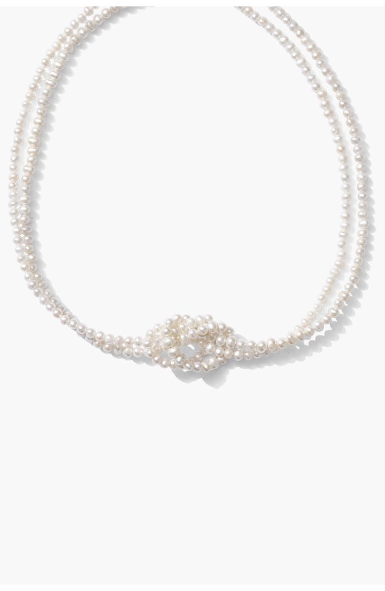Joey Baby Freshwater Pearl Layered Statement Necklace, Main, color, Metallic Gold