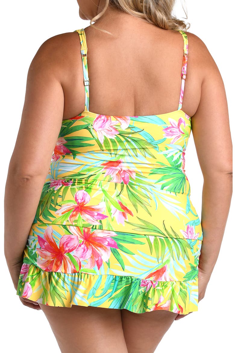 Calypso Tankini, Alternate, color, YELLOW MULTI