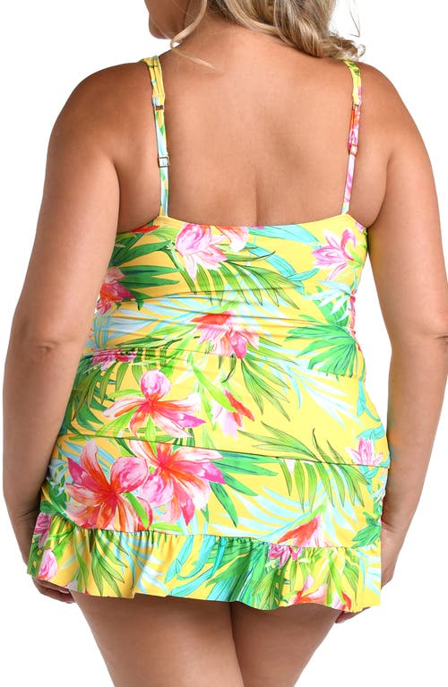 La Blanca Calypso Tankini In Multi