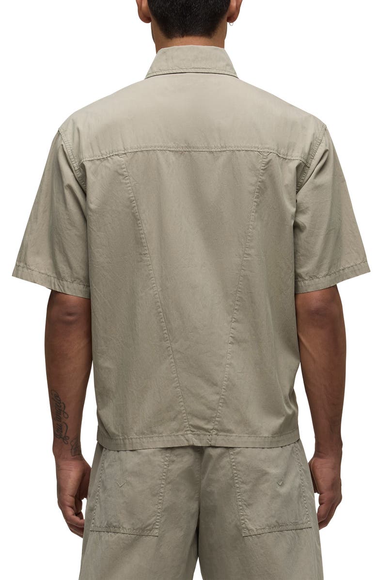 Hudson Jeans Short Sleeve Utility Shirt, Alternate, color, Cactus