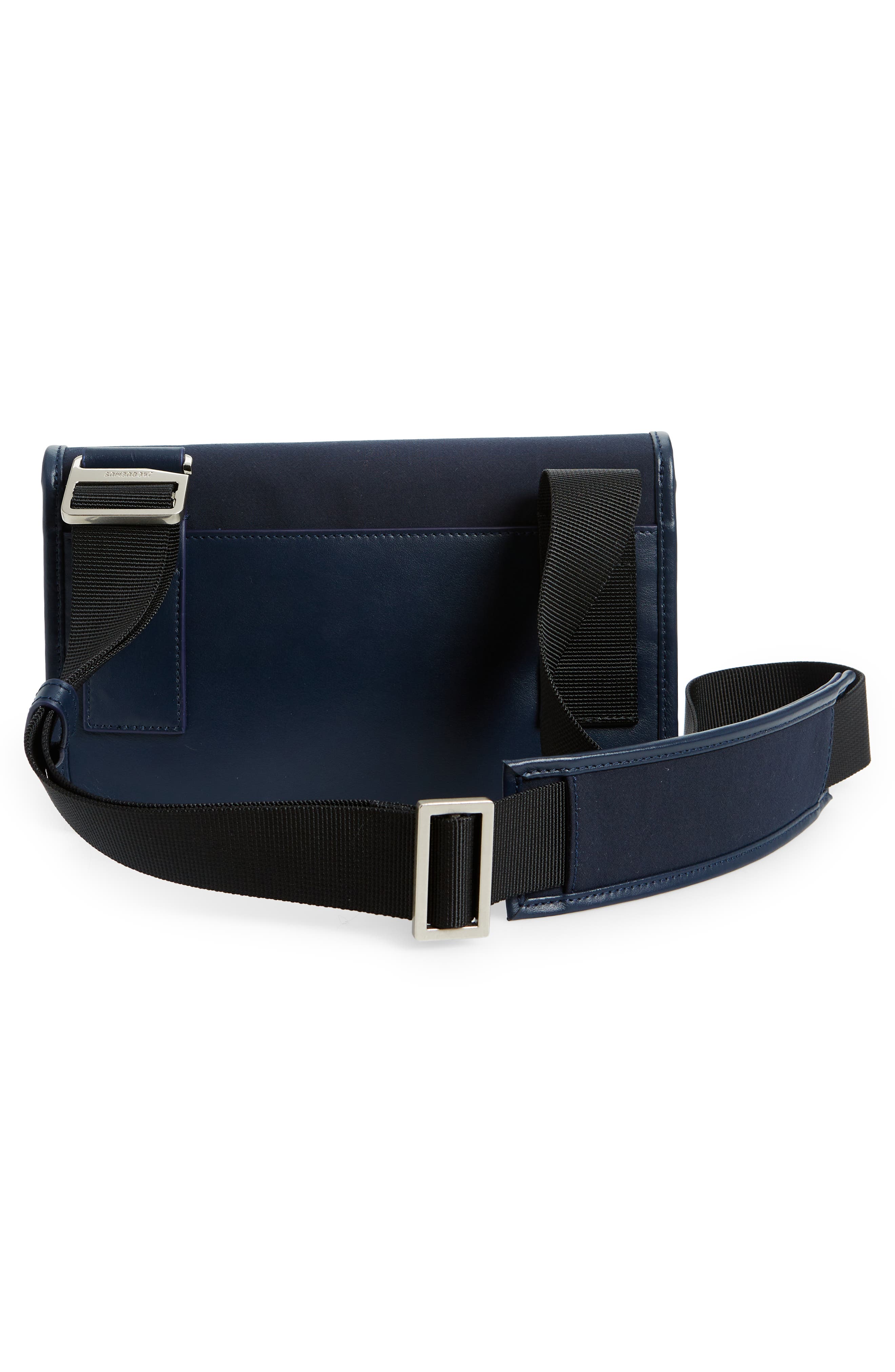 Le Messageru Mini Messenger Bag, Alternate, color, DARK NAVY