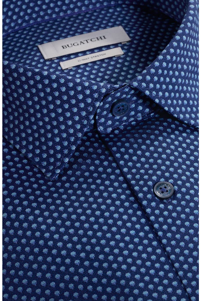 James OoohCotton® Floral Button-Up Shirt, Alternate, color, NIGHT BLUE
