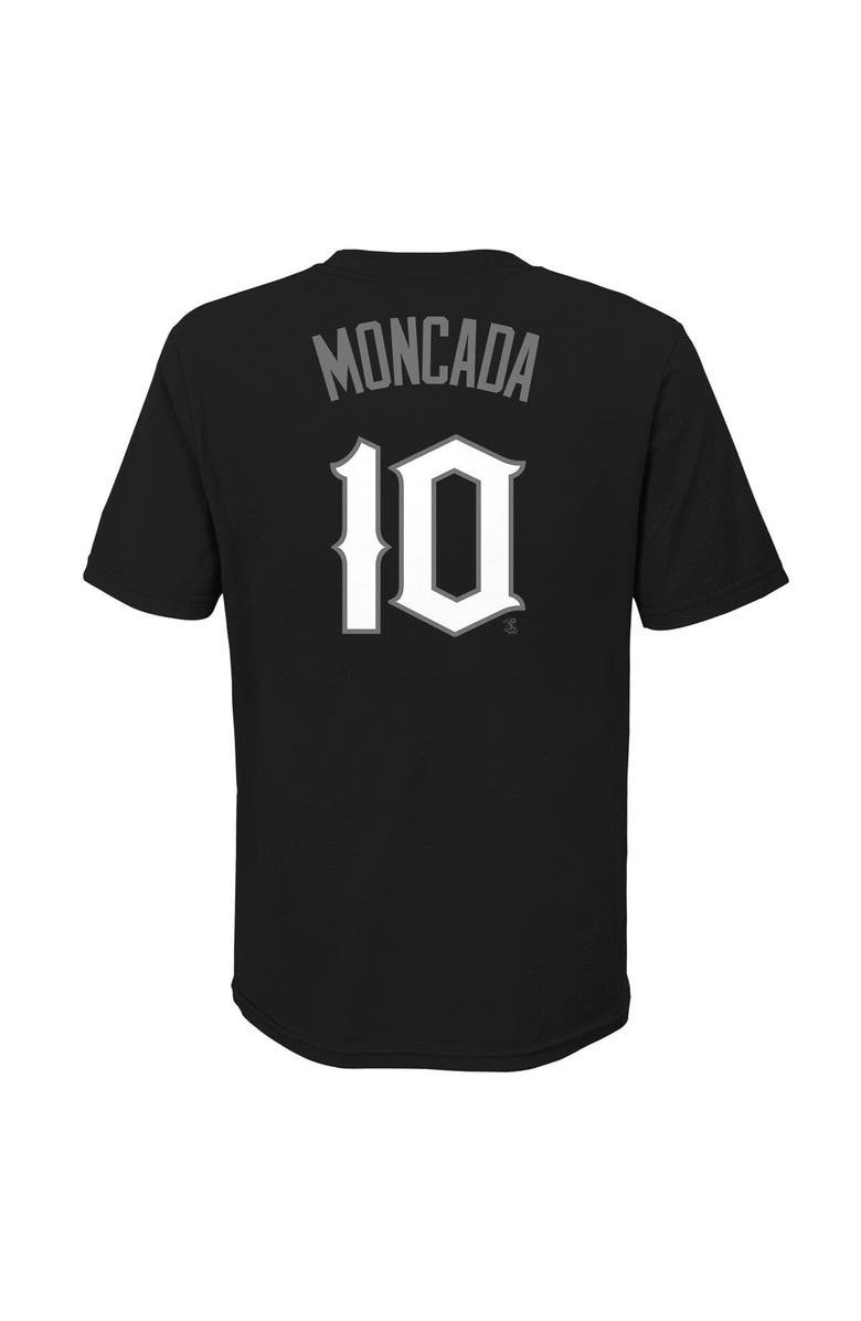 Nike Youth Nike Yoan Moncada Black Chicago White Sox City Connect Name & Number T-Shirt, Alternate, color, 