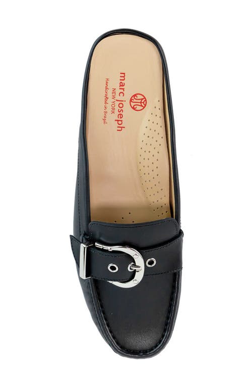 Marc Joseph New York Barbara St Leather Buckle Mule In Black