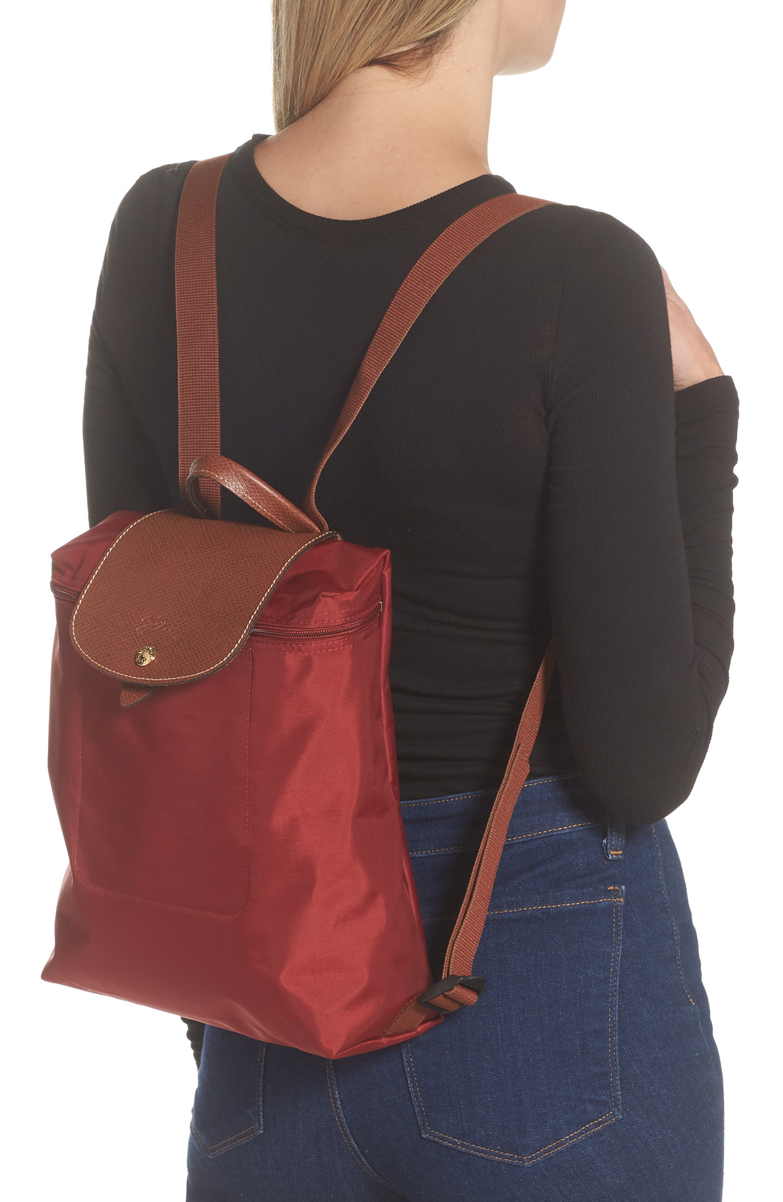 Longchamp Le Pliage Nylon Canvas Backpack (Women 