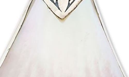 Samuel B. Mother-of-pearl Fan Drop Earrings