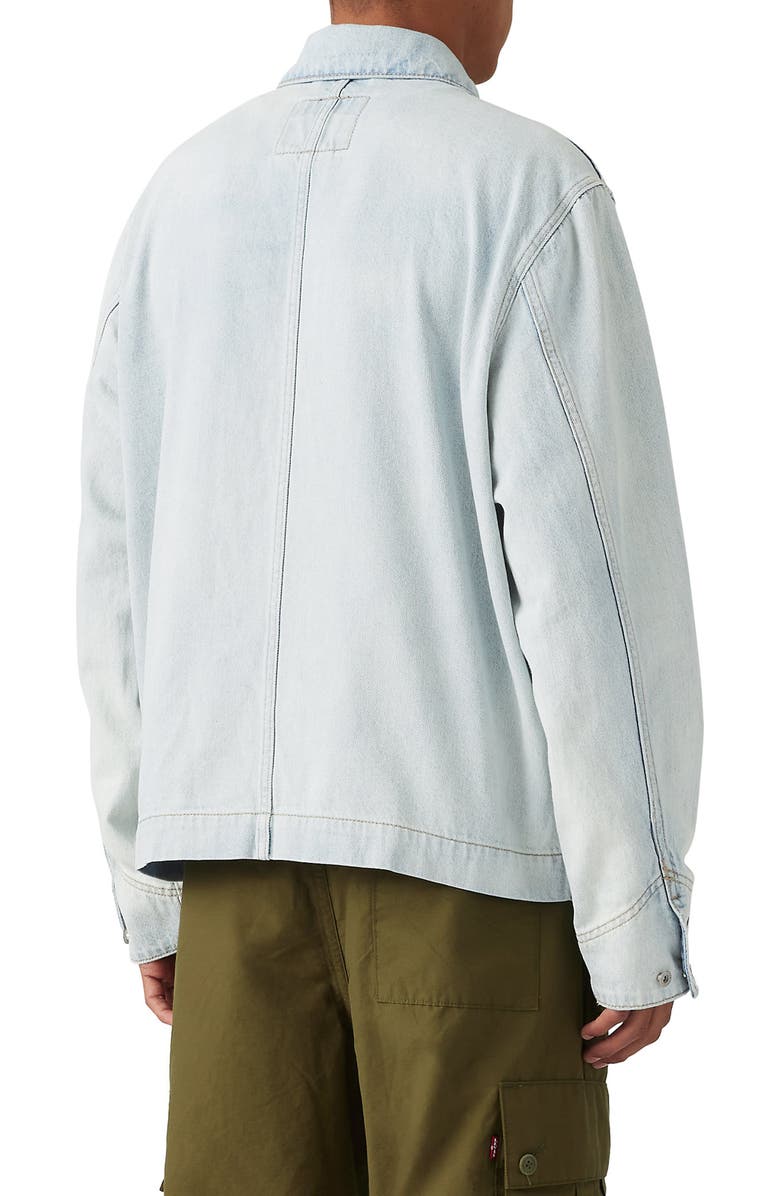 Levi's<sup>®</sup> Lightweight Denim Mechanic's Jacket, Alternate, color, Low Light Rain