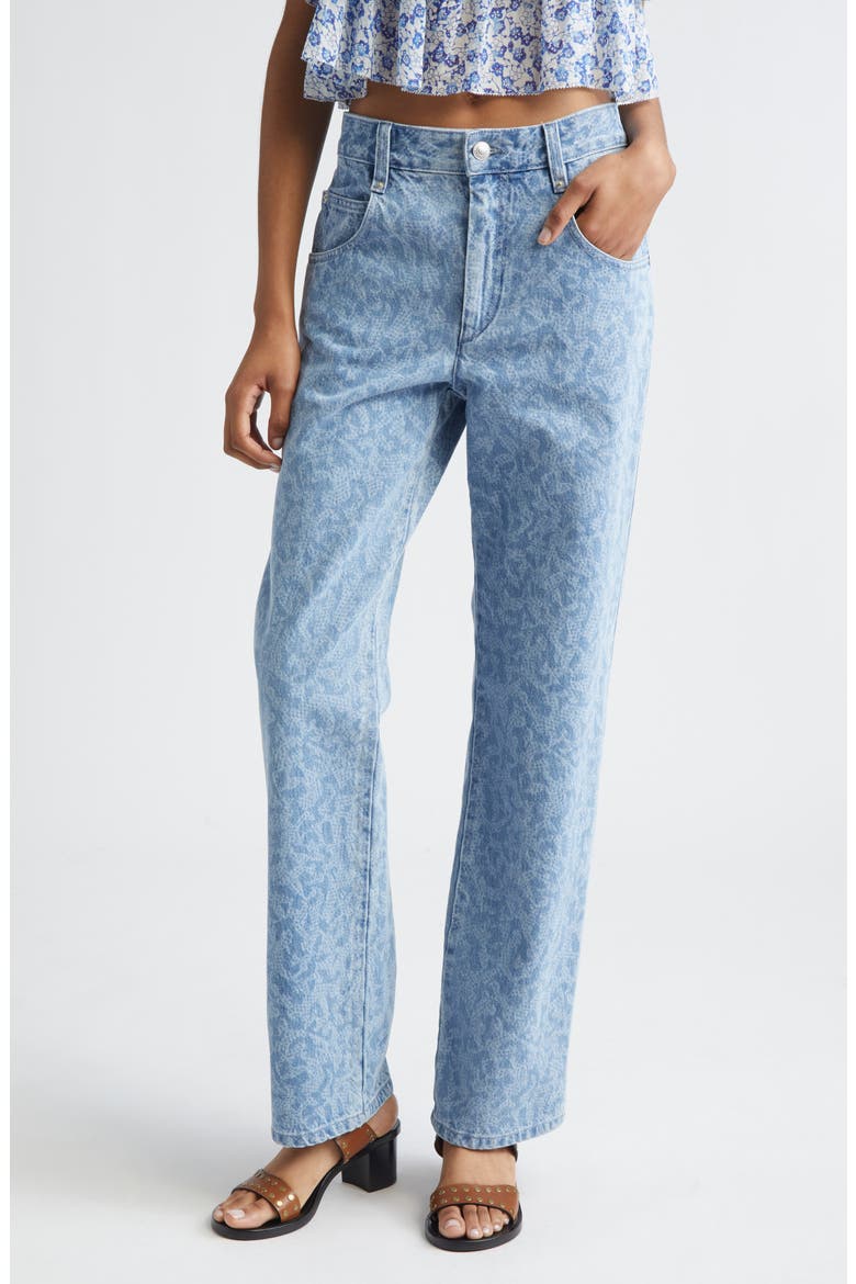 Brinsa Straight Leg Jeans, Main, color, BLUE