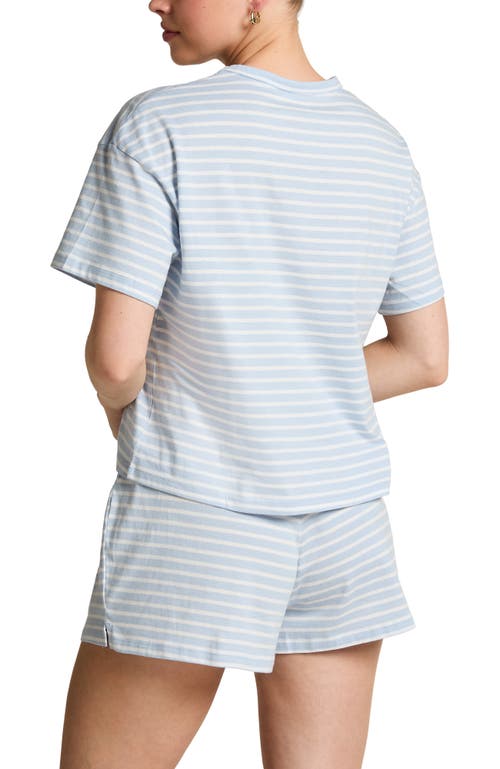 Hunkemoller Hunkemöller T-shirt And Short Pyjama Set In Blue