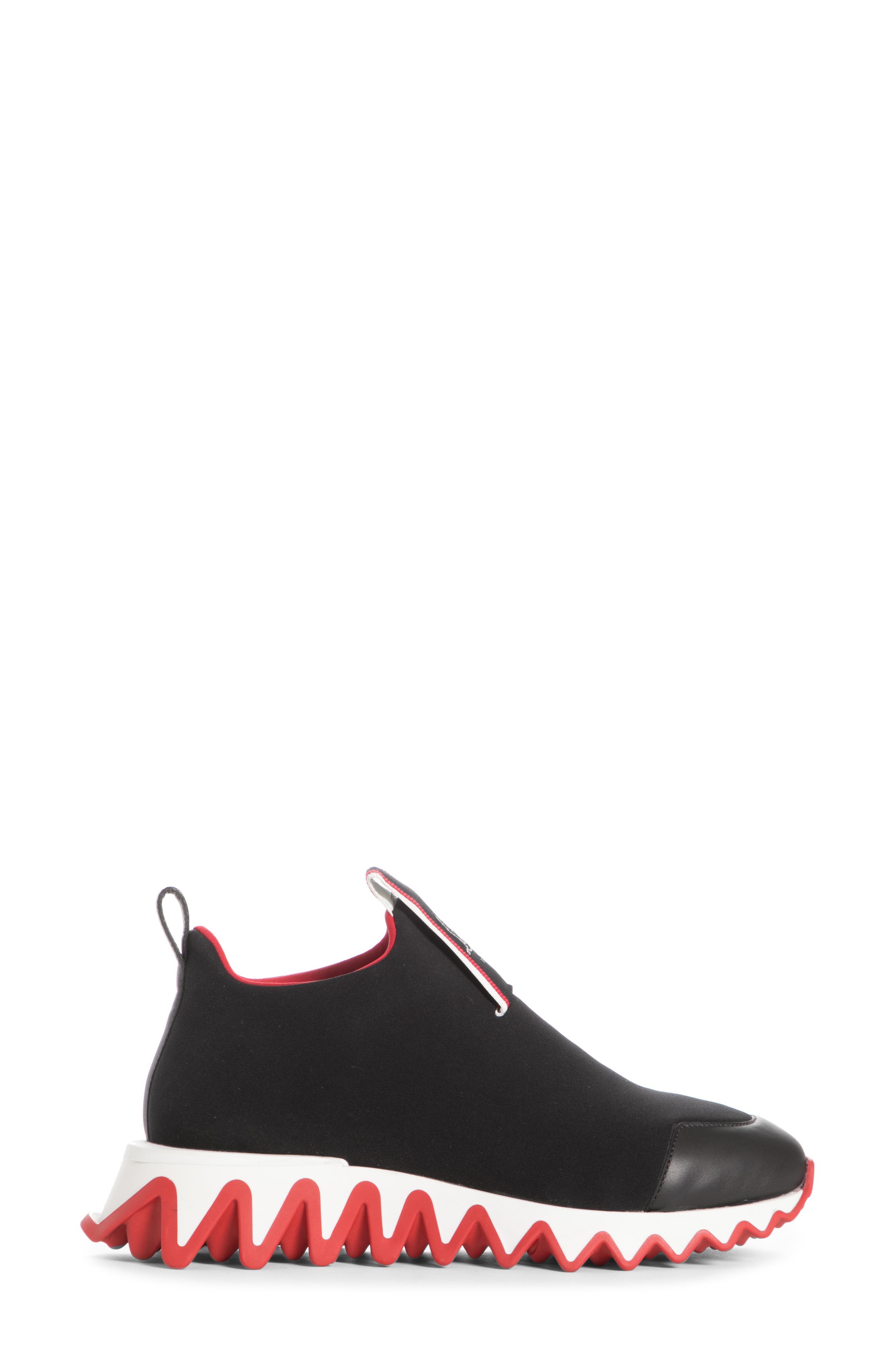 Christian Louboutin Tiketa Neoprene Slip-On Sneaker, Alternate, color, Black