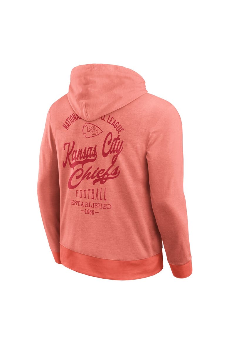 Men's Darius Rucker Collection by Fanatics Red Kansas City Chiefs Tonal Knit Pullover Hoodie, Alternate, color, Heather Red