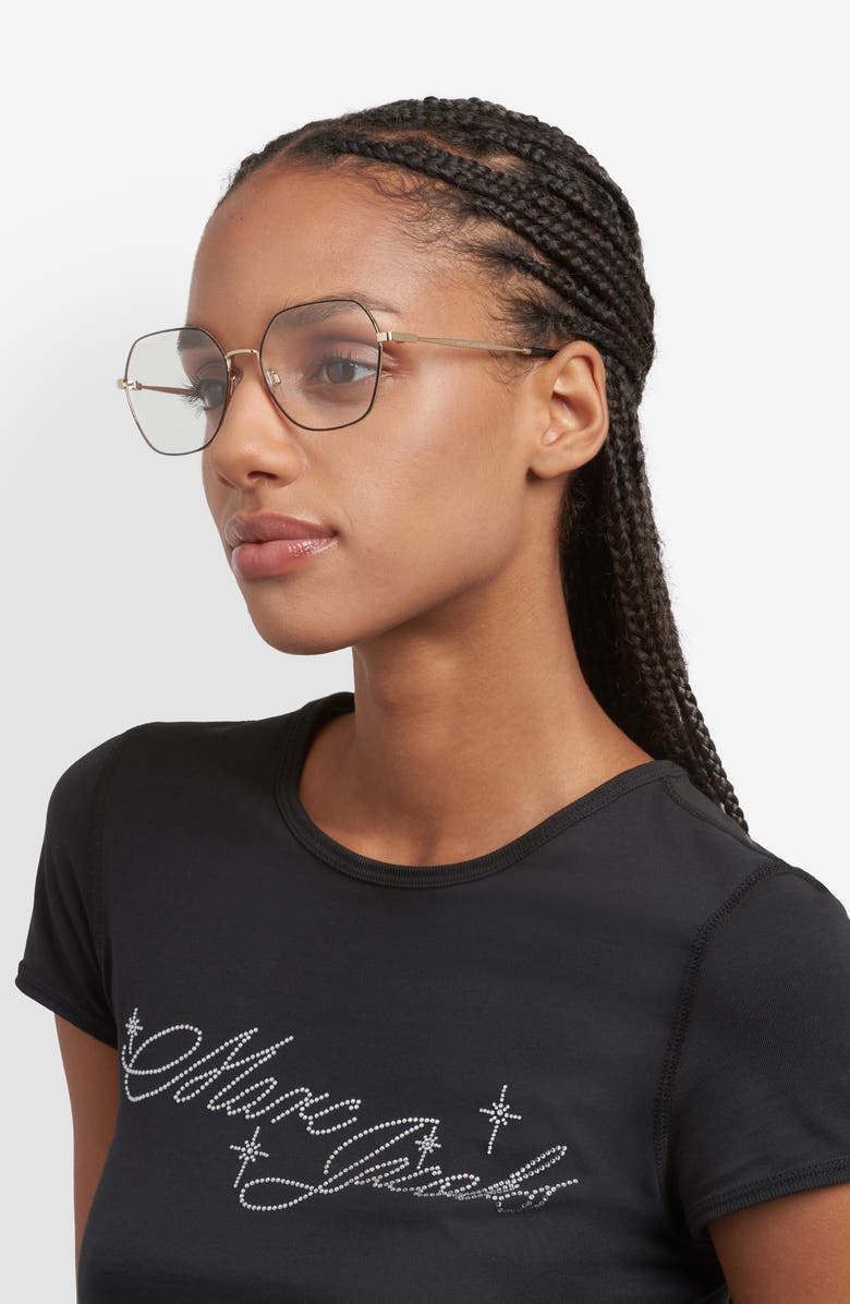Marc Jacobs 55mm Round Optical Glasses, Alternate, color, 