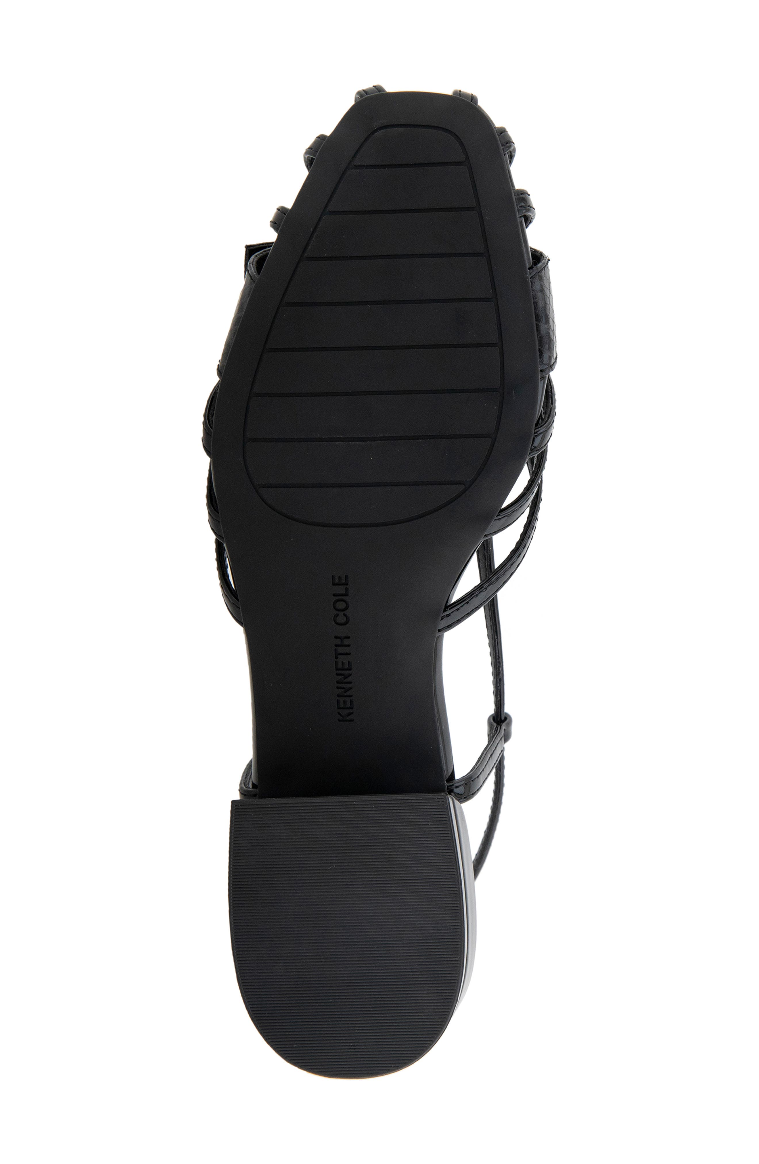 Kenneth Cole Farrah Slingback Sandal, Alternate, color, Black Patent