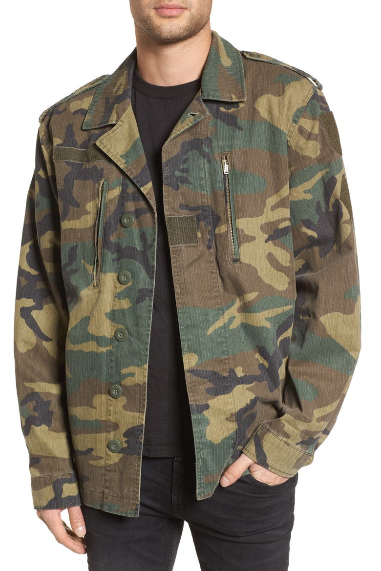 F-2 French Field Jacket, Main, color, WOODLAND CAMO