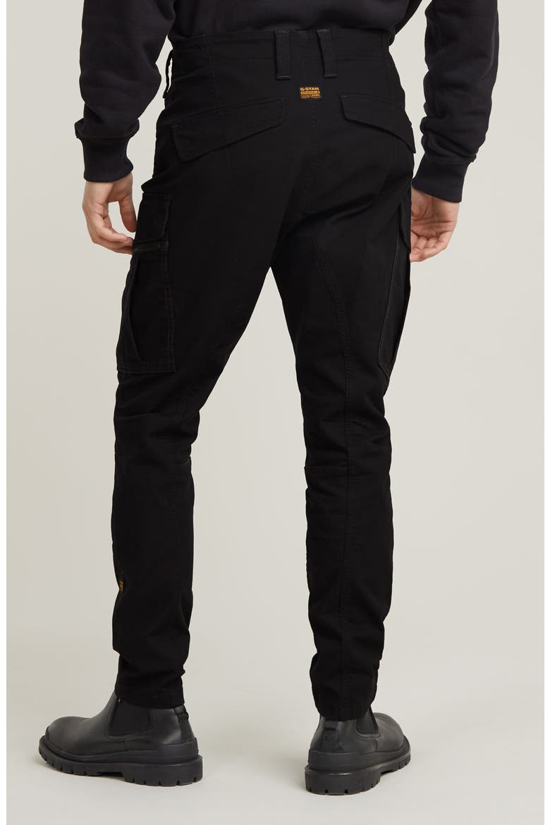 Zip Pocket 3D Skinny Cargo Pants 2.0, Alternate, color, DARK BLACK