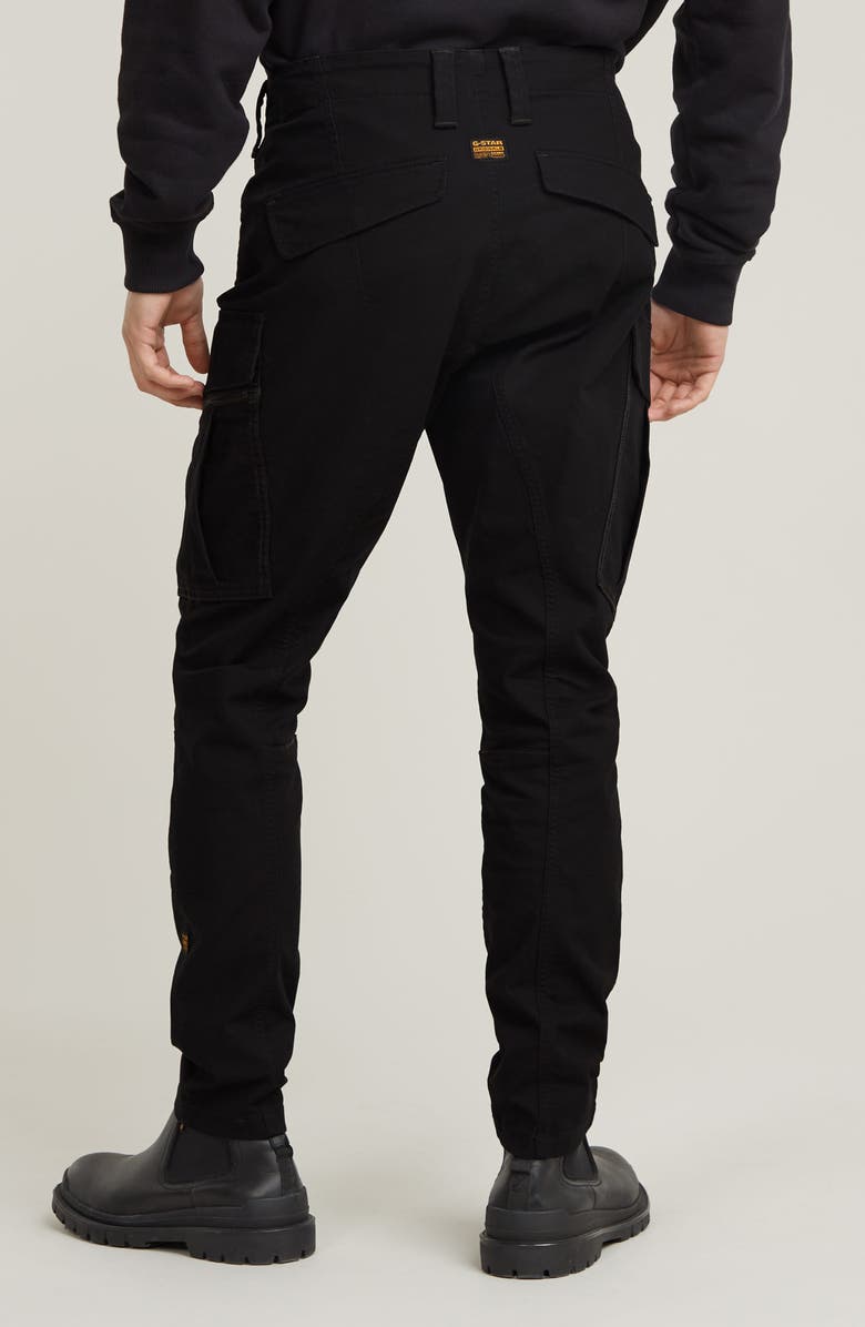 G-STAR Zip Pocket 3D Skinny Cargo Pants 2.0, Alternate, color, Dark Black