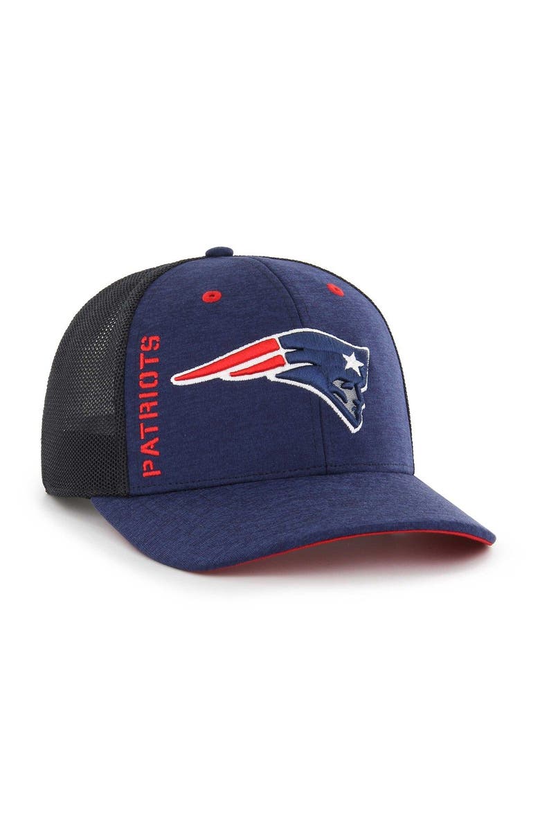 '47 Men's '47 Navy New England Patriots Pixelation Trophy Flex Hat, Alternate, color,