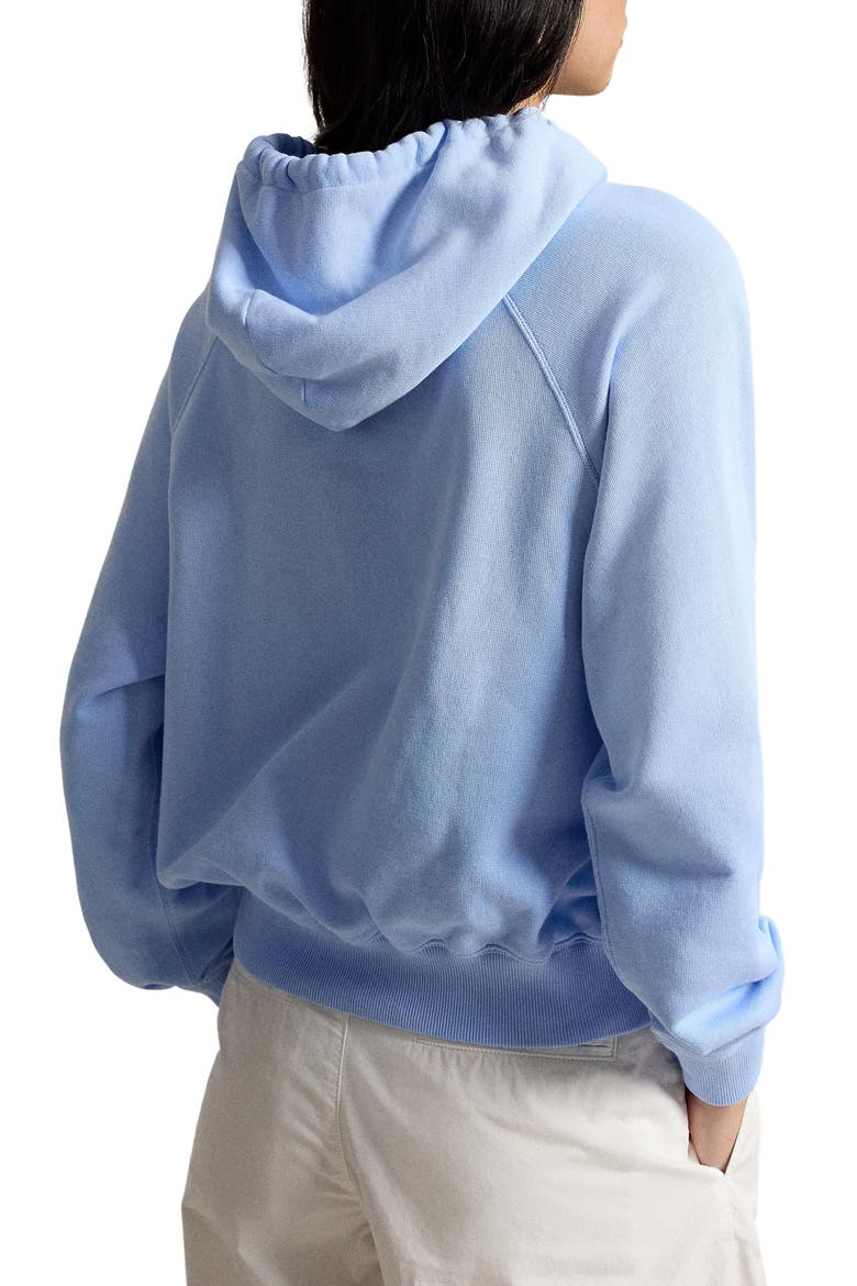 Arctic Fleece Shrunken Fit Hoodie, Alternate, color, BABY BLUE