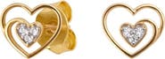 Arte Nova Jewellery Heart Earrings
