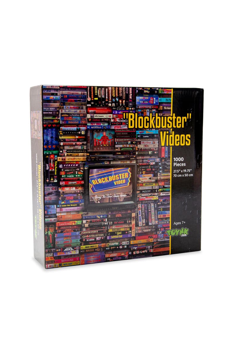 Blockbuster Era 1000-Piece Jigsaw Puzzle | Toynk Exclusive, Main, color, Multi-Color