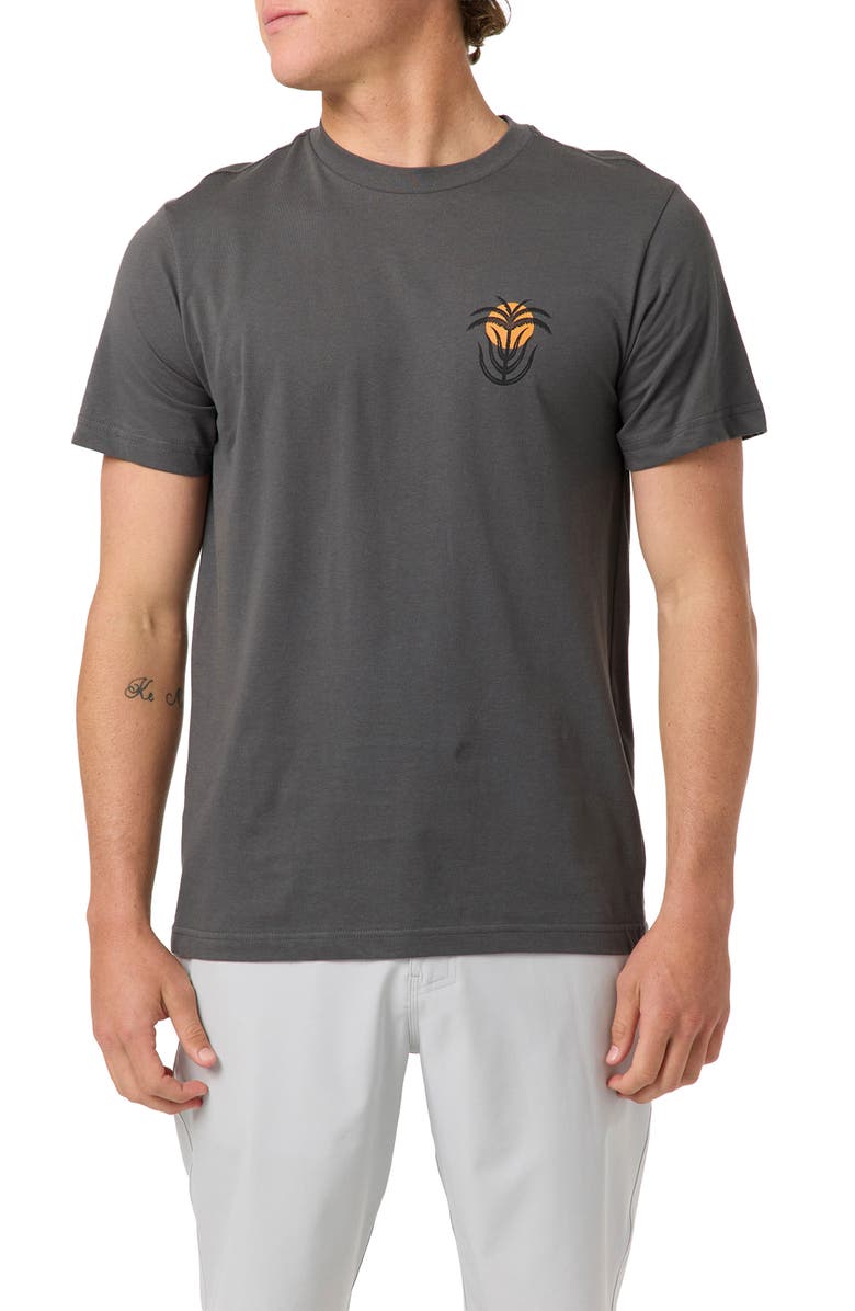 O'Neill Classic Fit Palm Throne Graphic T-Shirt, Main, color, Dark Shadow