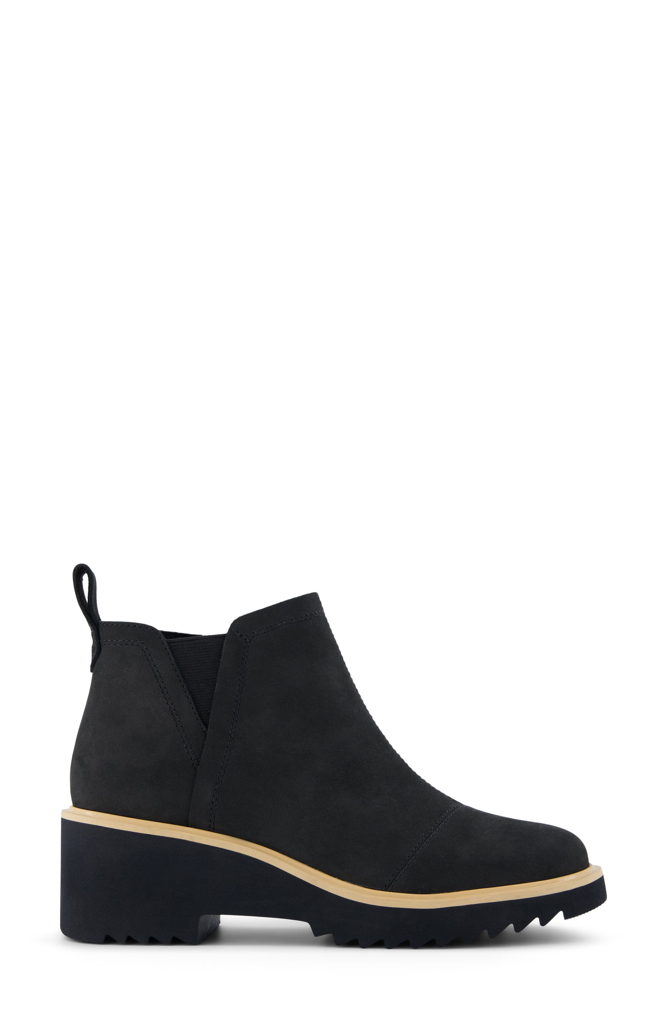 Maude Wedge Bootie, Alternate, color, BLACK