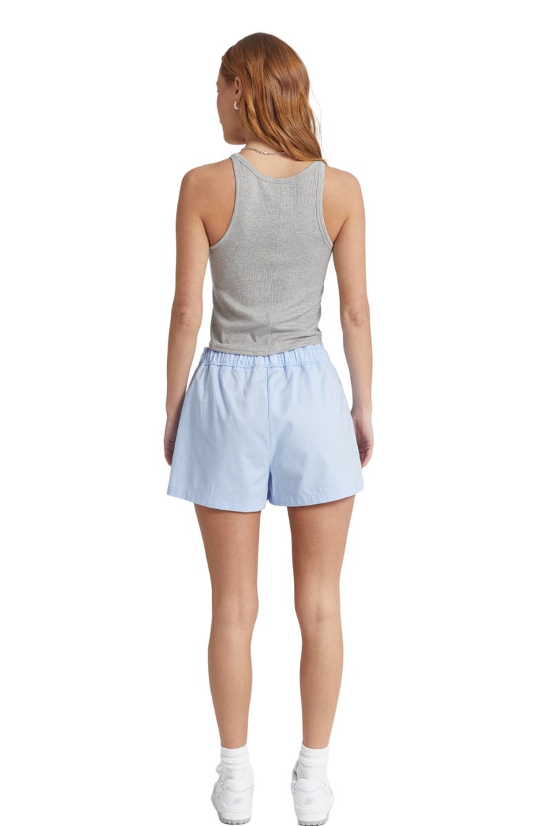 Almina Concept Boxer Cotton Shorts, Alternate, color, Oxford Blue