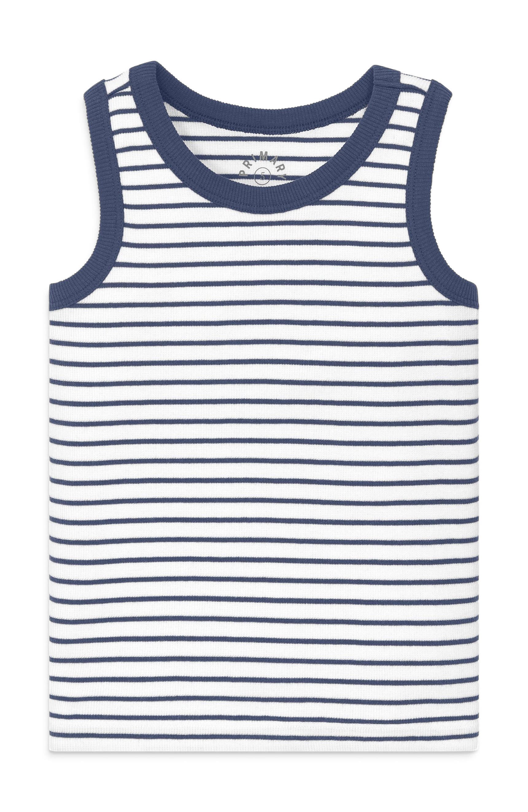Sunwashed Navy White Stripes