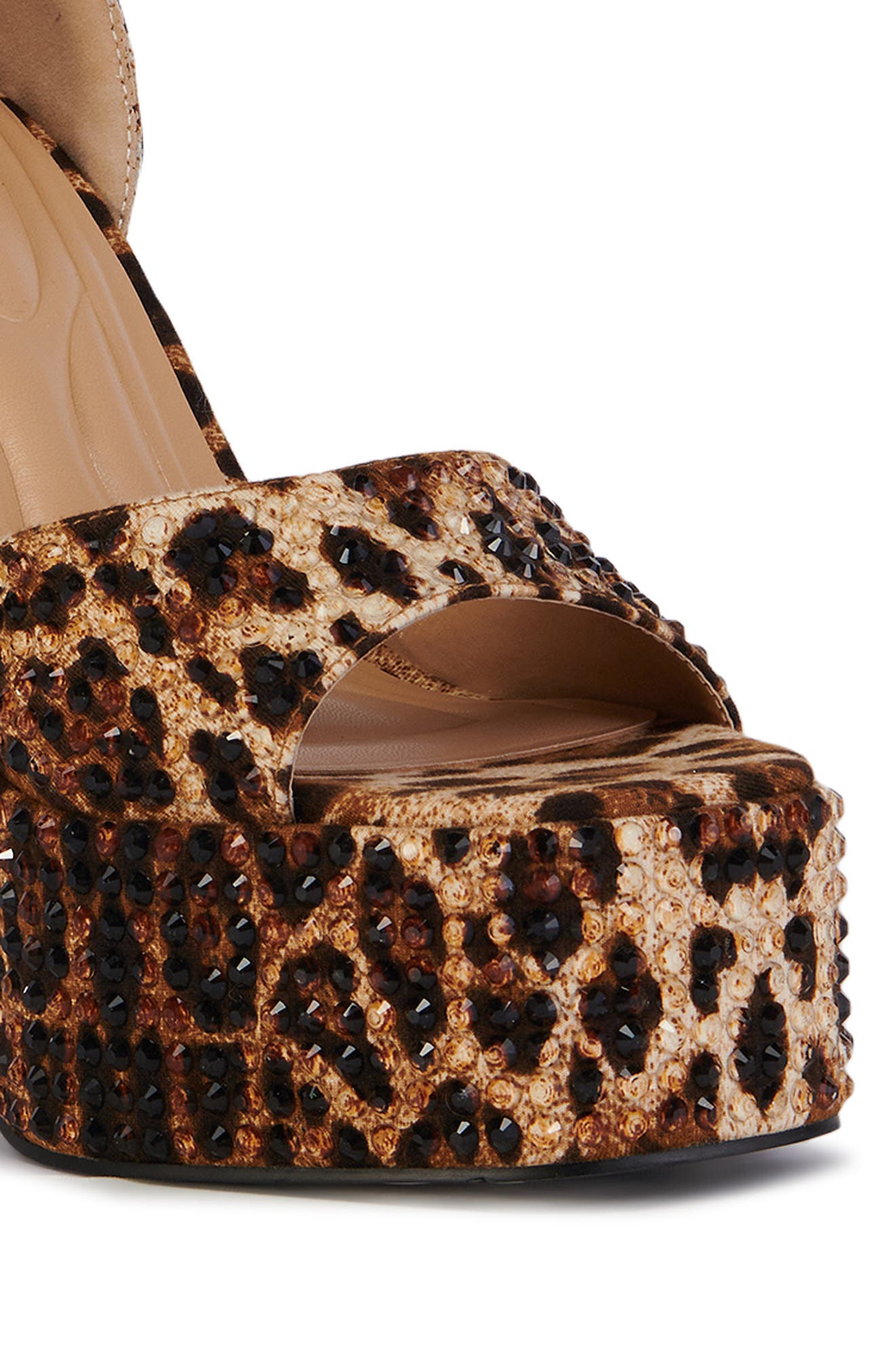 AZALEA WANG Wilmore Platform Sandal, Alternate, color, Leopard Multi