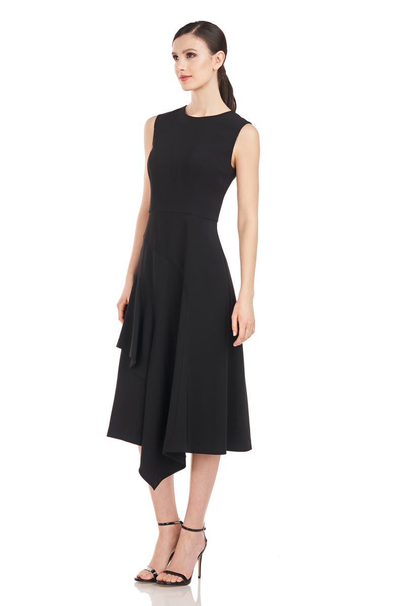 Kay Unger Bryce Sleeveless Sheath Dress, Alternate, color, Black