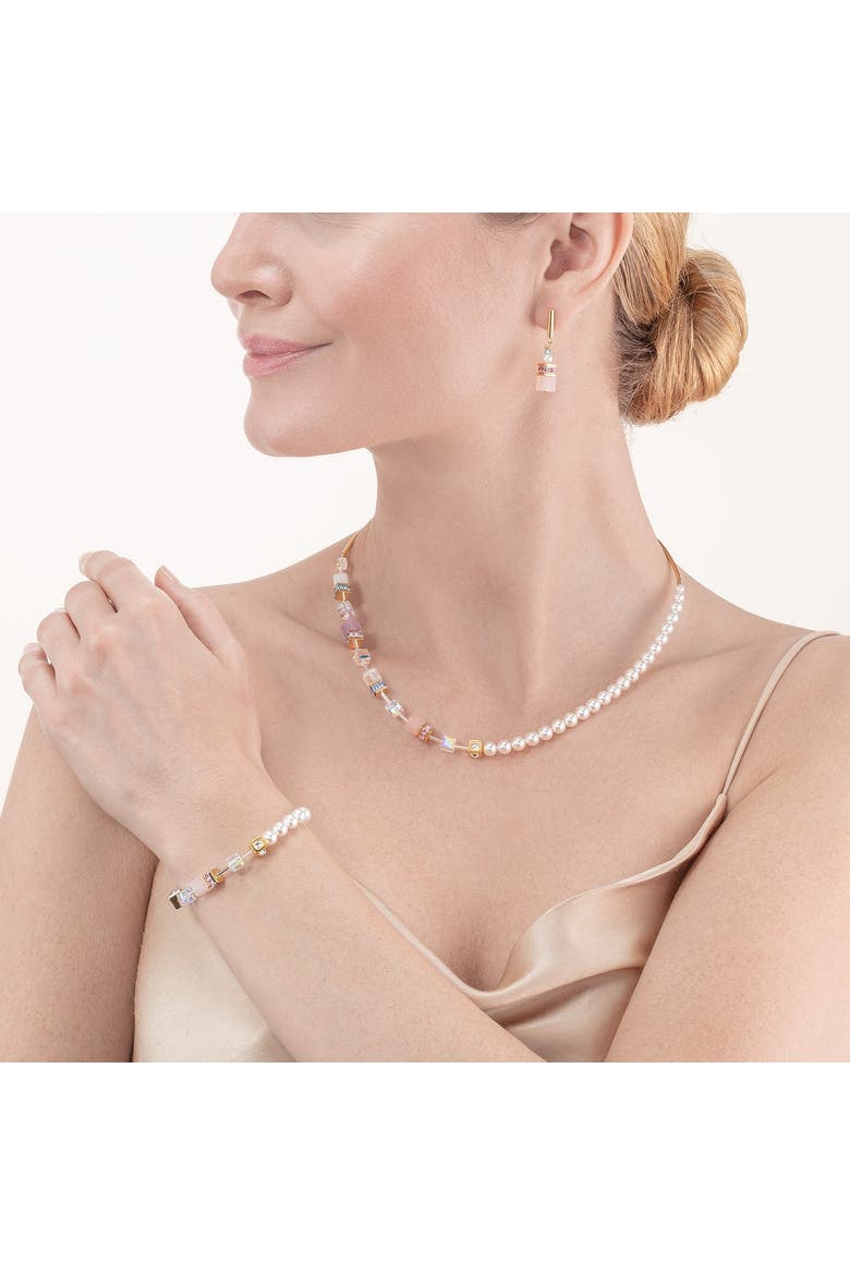 Geocube Precious Fusion Pearls Bracelet, Alternate, color, Multicolor