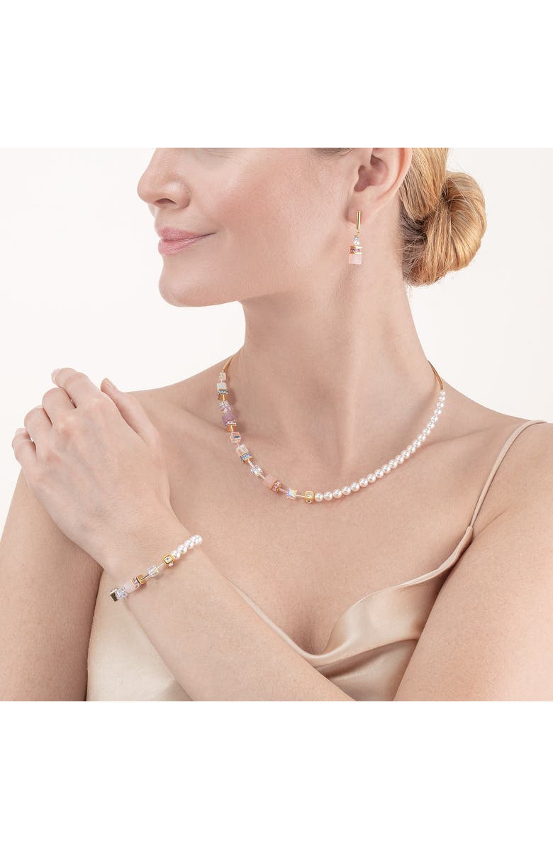 COEUR DE LION Geocube Precious Fusion Pearls Bracelet, Alternate, color, Multicolor